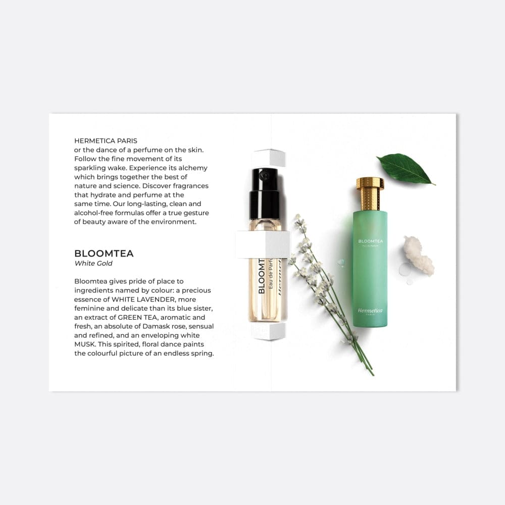 Hermetica Paris | Bloomtea - Eau de Parfum Sample 1.5ml - Card