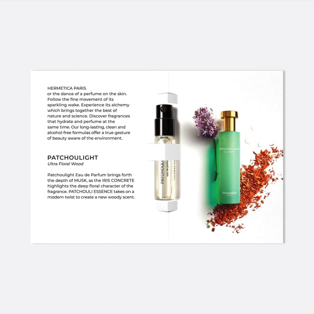 Hermetica Paris | Patchoulight - Eau de Parfum Sample 1.5ml - Card